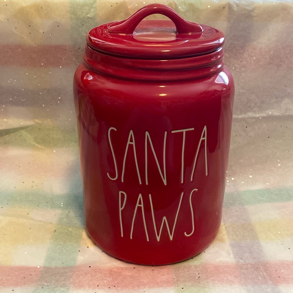 SANTA PAWS large canister